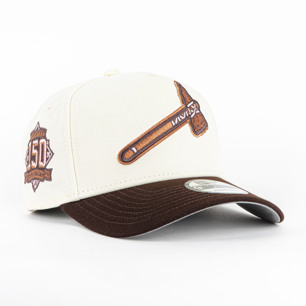 Gorra New Era A-Frame BRAVES 150TH NATU/BROW 940AF | Snapback Visera Semicurva