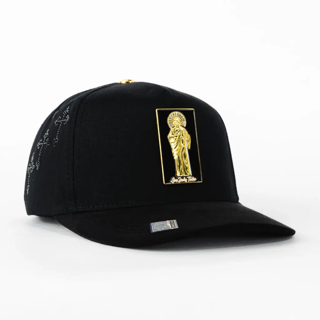 Gorra Bigg Boss SAN JUDAS NEGRA | Snapback Visera Semicurva