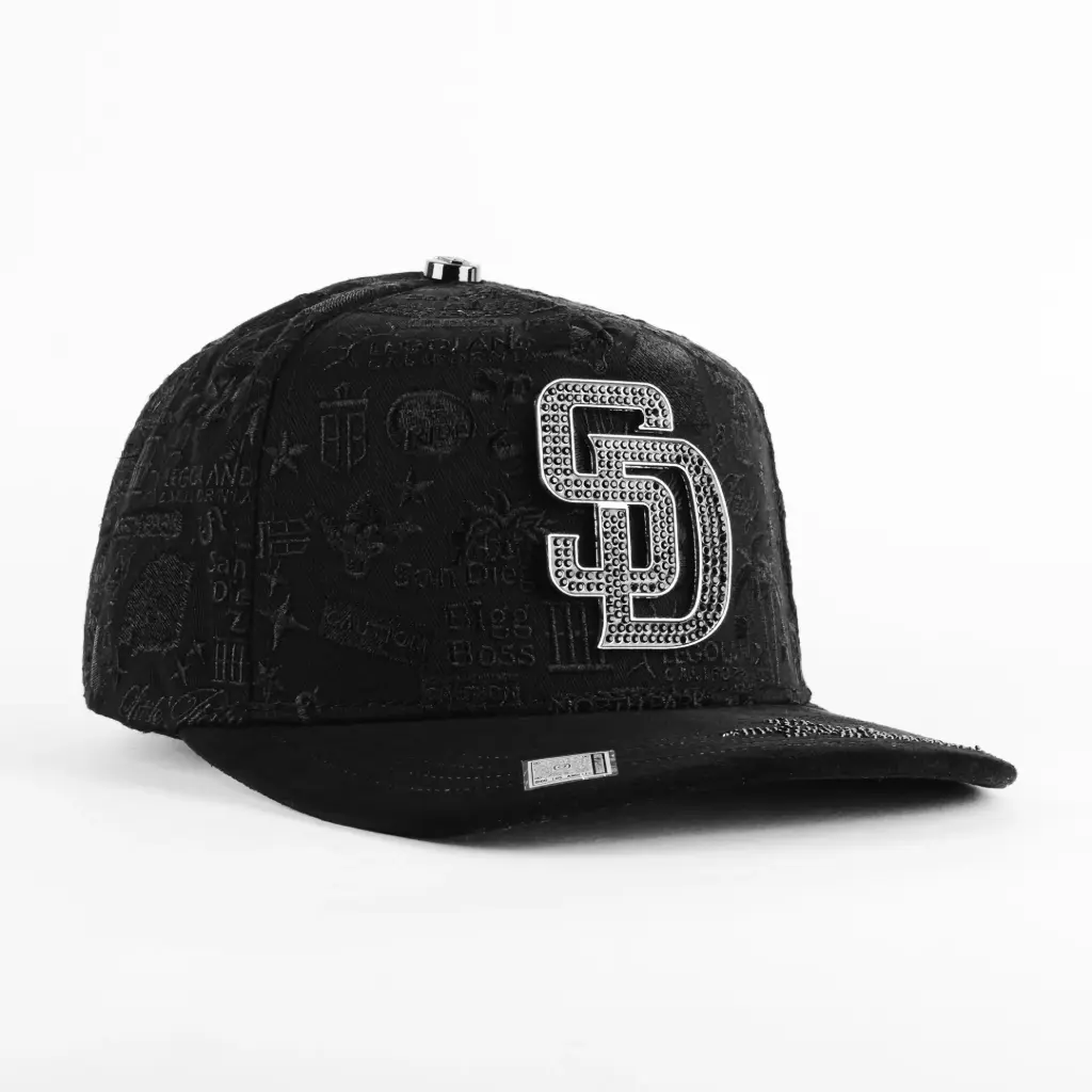 Gorra Bigg Boss SAN DIEGO NEGRA | Snapback Visera Semicurva