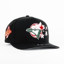 Gorra New Era A-Frame BLUE JAYS WS 1992 BLK/PNK 950F | Snapback Visera Semicurva