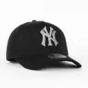 Gorra Florence caps NY METAL BLK | Snapback Visera Curva
