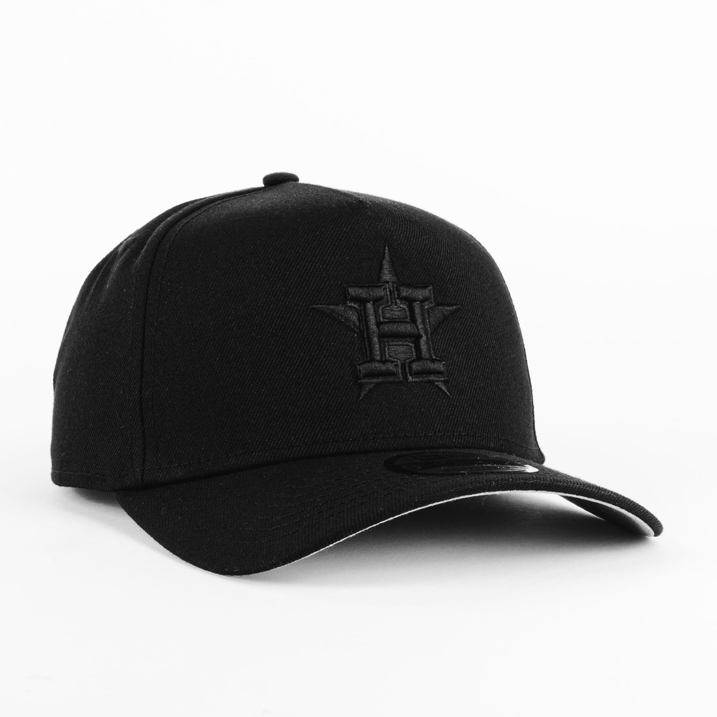 Gorra New Era ASTROS A-FRAME 940 ALL BLACK | Snapback Visera Semicurva
