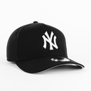 Gorra New Era YANKEES  BLACK/WHITE 940F | Snapback Visera Semicurva