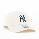 Gorra 47 Brand YANKEES CLEAN UP NATURAL | Snapback Visera Curva