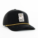 Gorra 5.7 CARTA GALLO GUIRNALDAS BLACK | Snapback Visera Semicurva