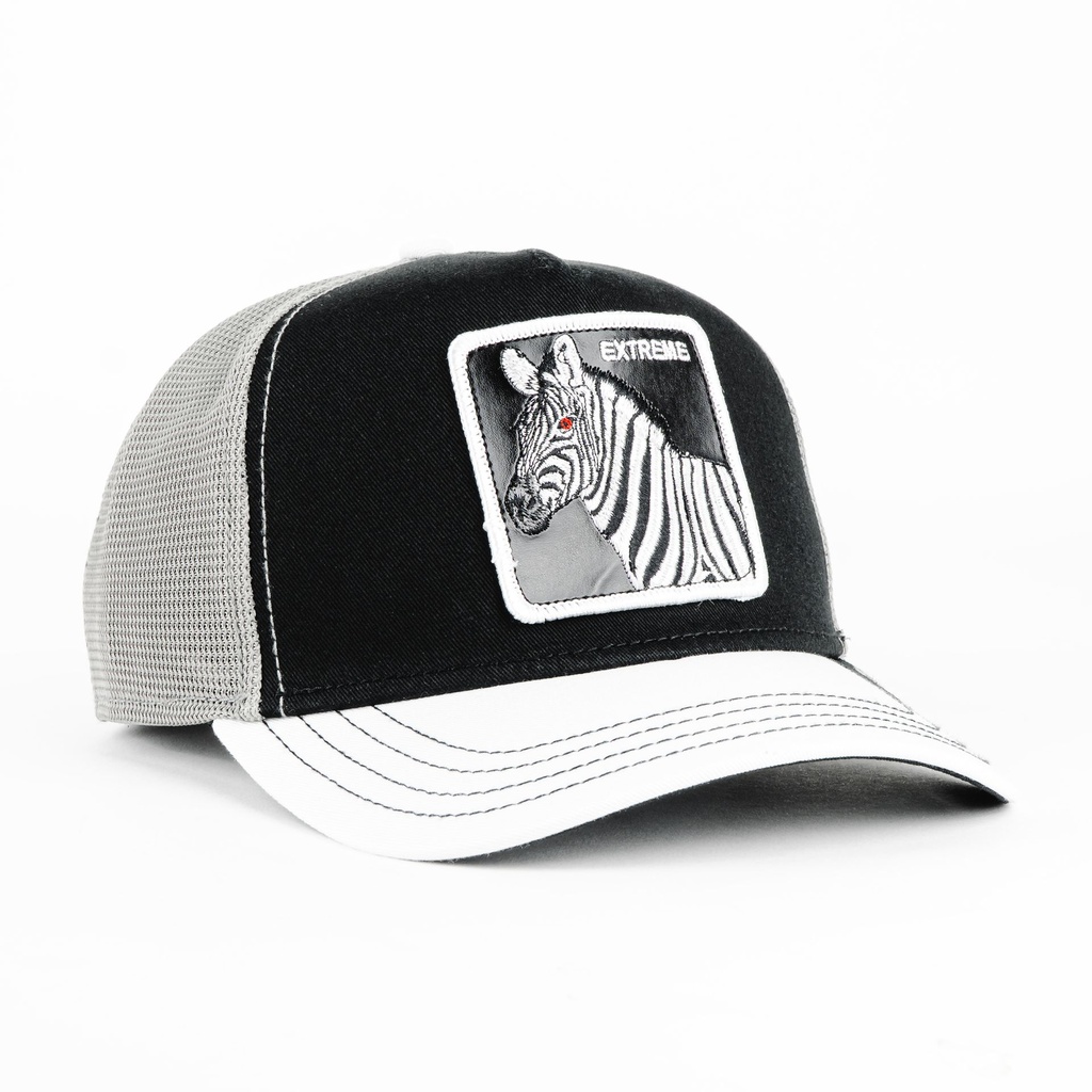 Gorra Goorin Bros EXTREME ZEBRA BLACK/WHT | Snapback Visera Curva