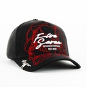Gorra 5.7 SKULL RED FVSVN CURVA BLACK | Snapback Visera Curva