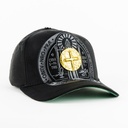 Gorra 5.7 SAINT BENEDICT CURVA BLACK | Snapback Visera Curva