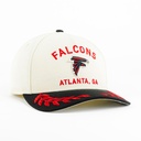Gorra New Era FALCONS DRAFT NATU/BLK 940F | Snapback Visera Semicurva