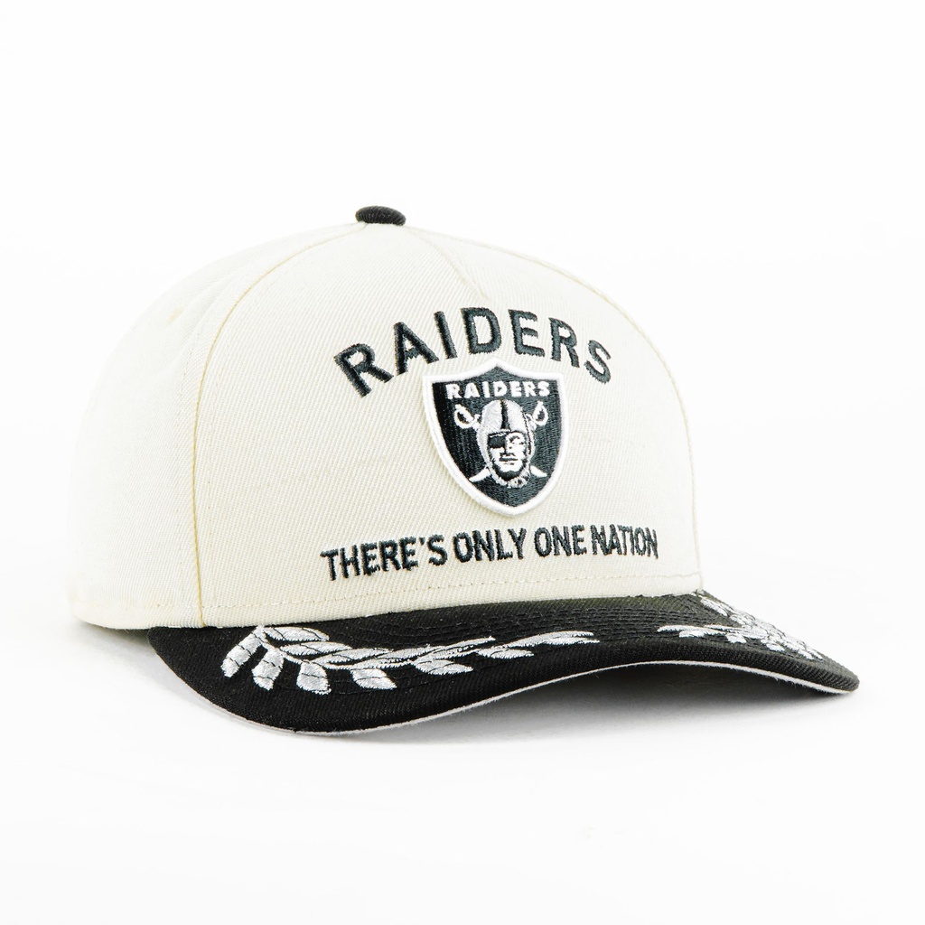 Gorra New Era RAIDERS DRAFT NATU/BLK 940F | Snapback Visera Semicurva