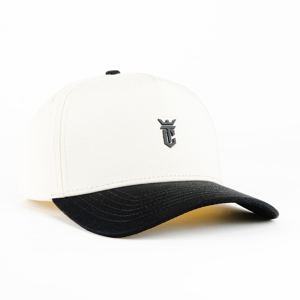 Gorra El Tiros Caps MINI LOGO BEIGE/BLK | Snapback Visera Curva