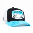 Gorra Ranch&Corral GANADERO 03 BRAHAMAN BLK/BLUE | Snapback Visera Curva