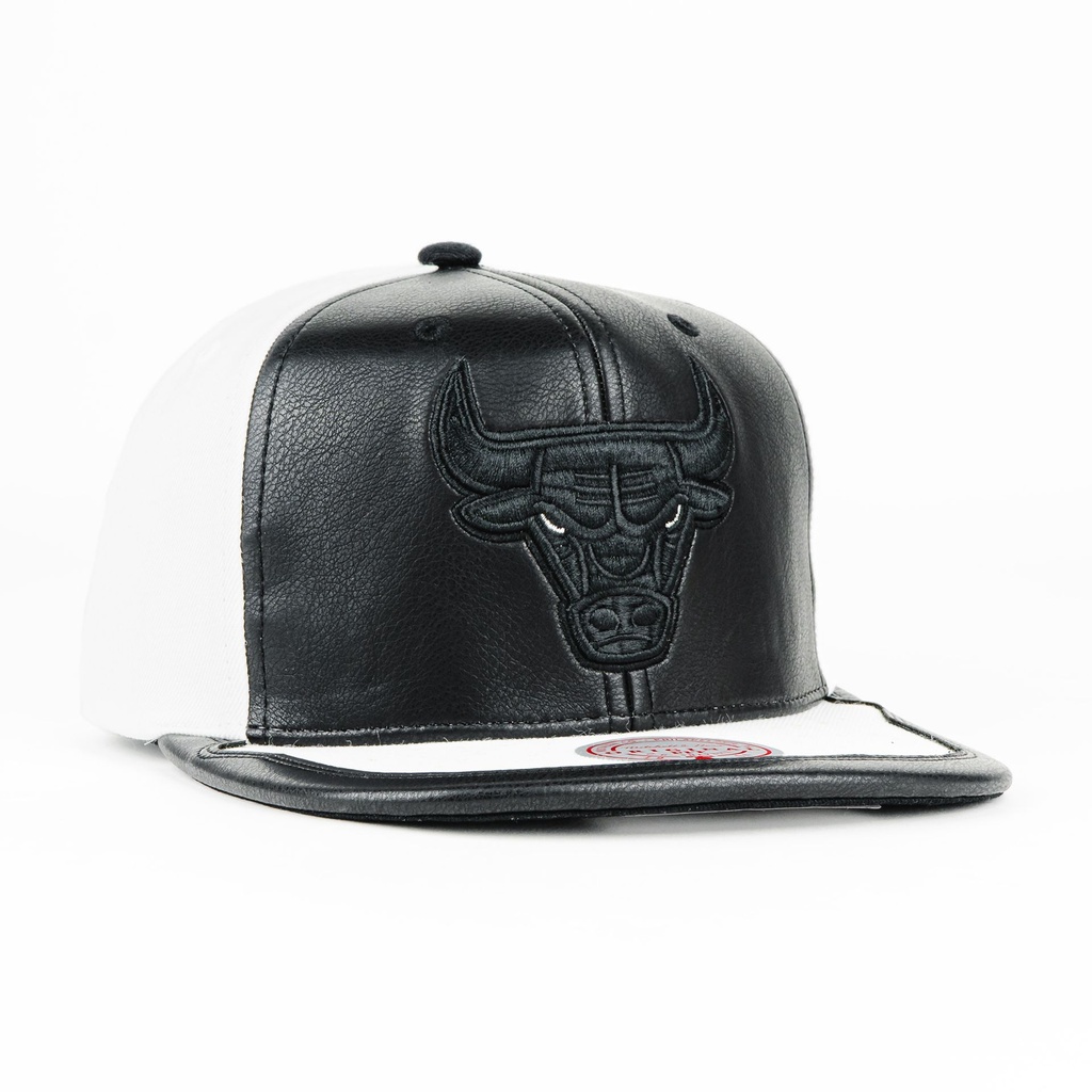 Gorra Mitchell&Ness BULLS DAY ONE WHT/BLK | Snapback Visera Plana