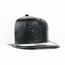Gorra Mitchell&Ness BULLS DAY ONE WHT/BLK | Snapback Visera Plana