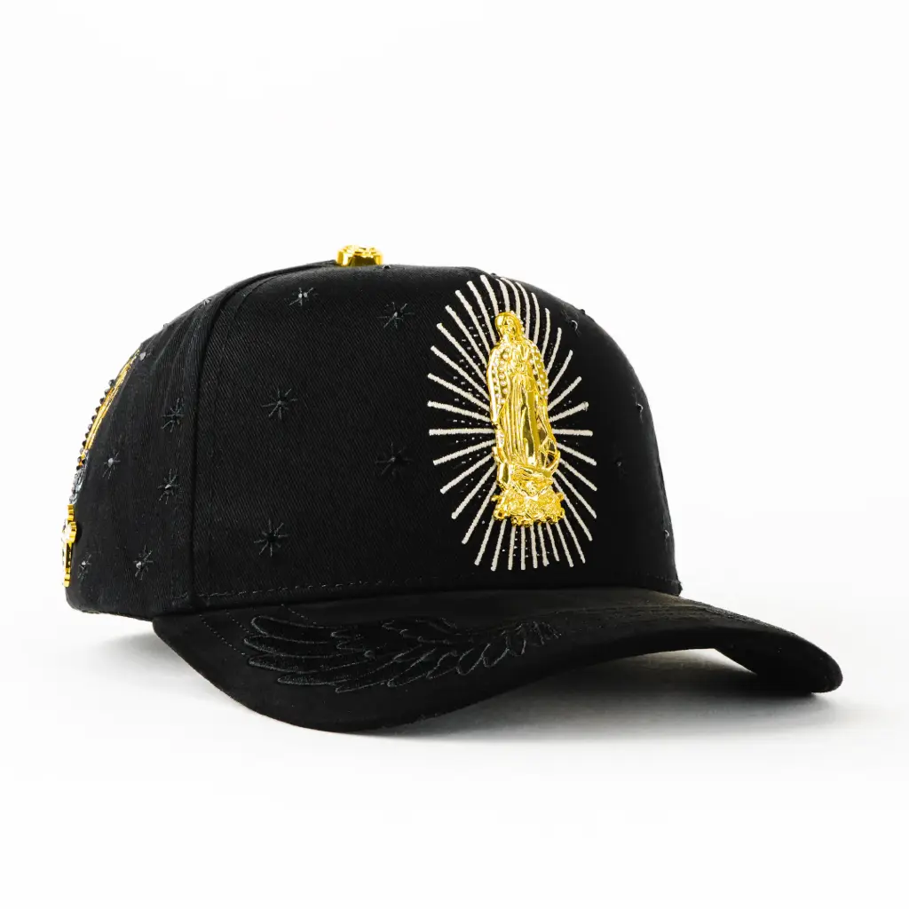 Gorra BiggBoss LA GUADALUPANA NEGRA | Snapback Visera Semicurva