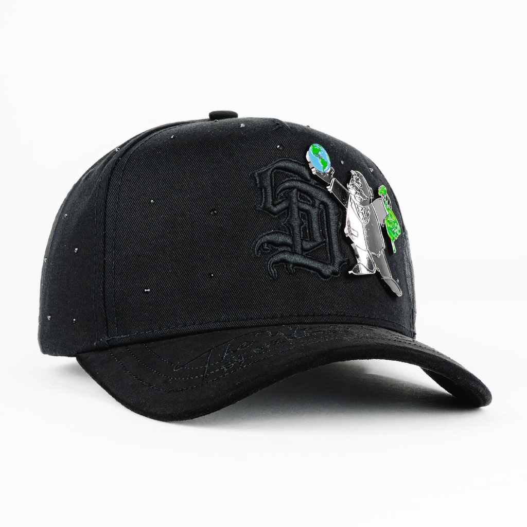 Gorra Mz Hats DR 3.0 BLAK CRYSTALS | Snapback Visera Semicurva