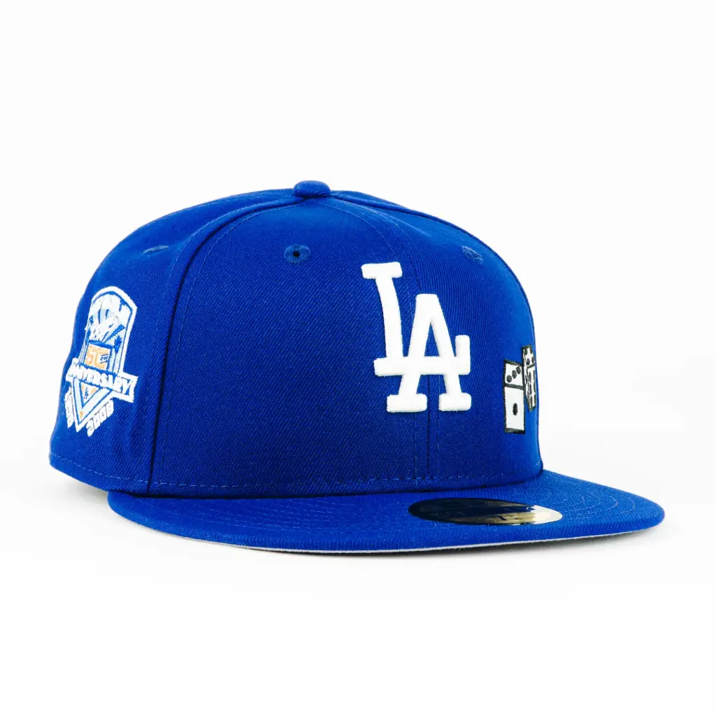 Gorra New Era DODGERS 50TH ROY | CERRADA Visera Plana
