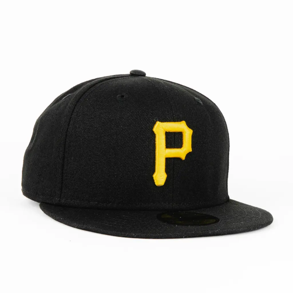 Gorra New Era PIRATES BASIC BLK/YEL | CERRADA Visera Plana