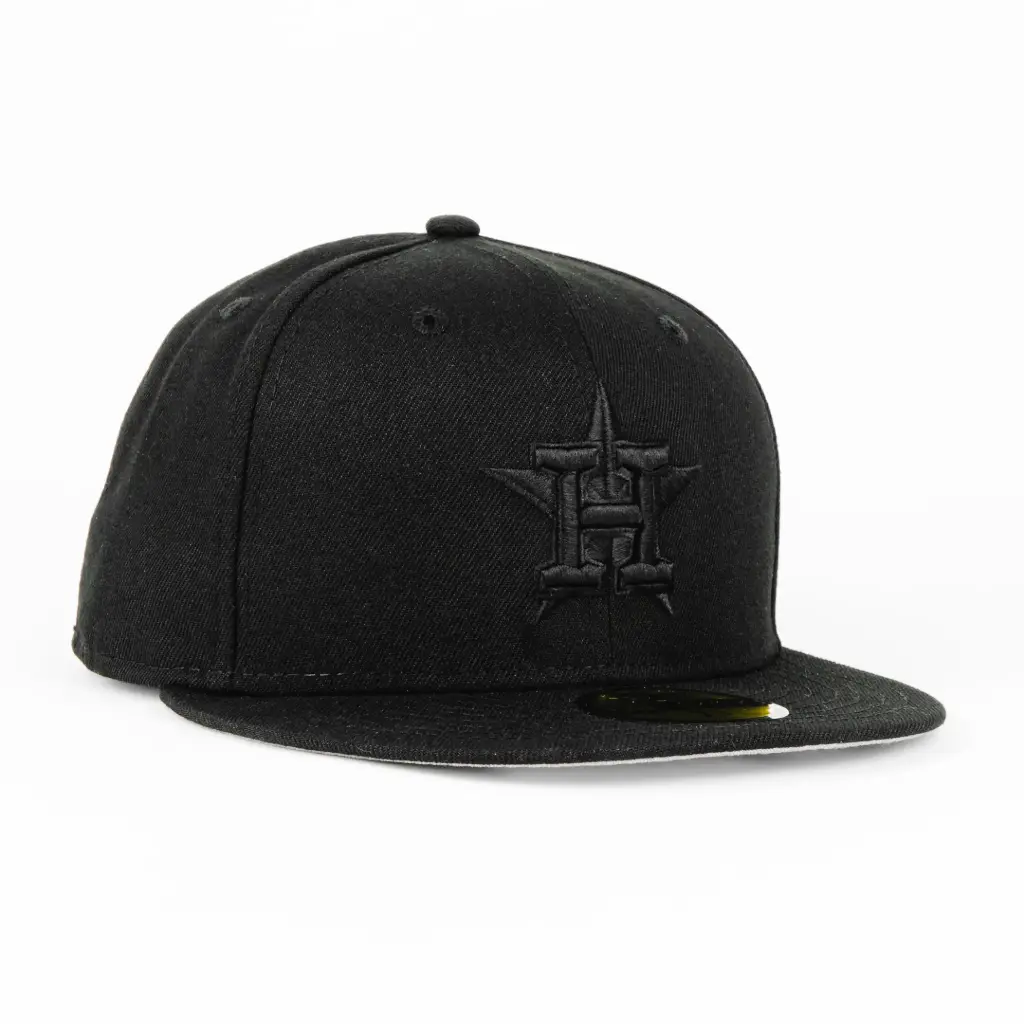Gorra New Era ASTROS BASIC ALL BLACK | CERRADA Visera Plana