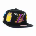Gorra Mitchell&Ness LAKERS MY TOWNS BLACK | Snapback Visera Plana