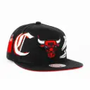 Gorra Mitchell&Ness BULLS MY TOWNS BLACK | Snapback Visera Plana