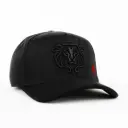 Gorra JC Hats EL REY XY BLACK | Snapback Visera Semicurva
