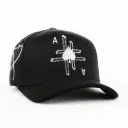 Gorra JC Hats PIKAS XY BLACK | Snapback Visera Semicurva