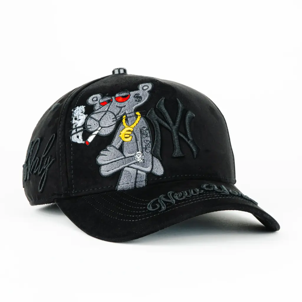 Gorra Cash Only PANTERS OF NEW YORK BLACK | Snapback Visera Curva