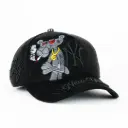 Gorra Cash Only PANTERS OF NEW YORK BLACK | Snapback Visera Curva