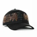 Gorra Cash Only LA GOLD BLACK | Snapback Visera Curva