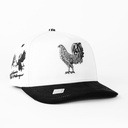 Gorra Bigg Boss GALLO BLANCO NEW | Snapback Visera Semicurva