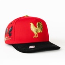 Gorra Bigg Boss GALLO ROJO | Snapback Visera Semicurva