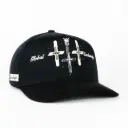 Gorra El Tiro Caps CROSS LOGO BLK | Snapback Visera Semicurva