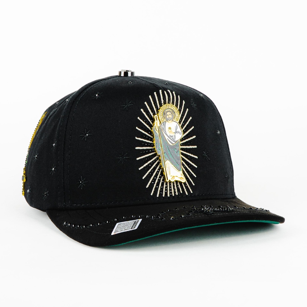 Gorra BiggBoss SAN JUDAS TADEO CRISTAL BLK | Snapback Visera Semicurva