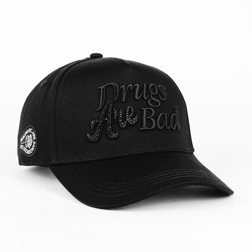 Gorra Problematic&Dangerous DRUGS TRIPPY BLACK | Snapback Visera Curva