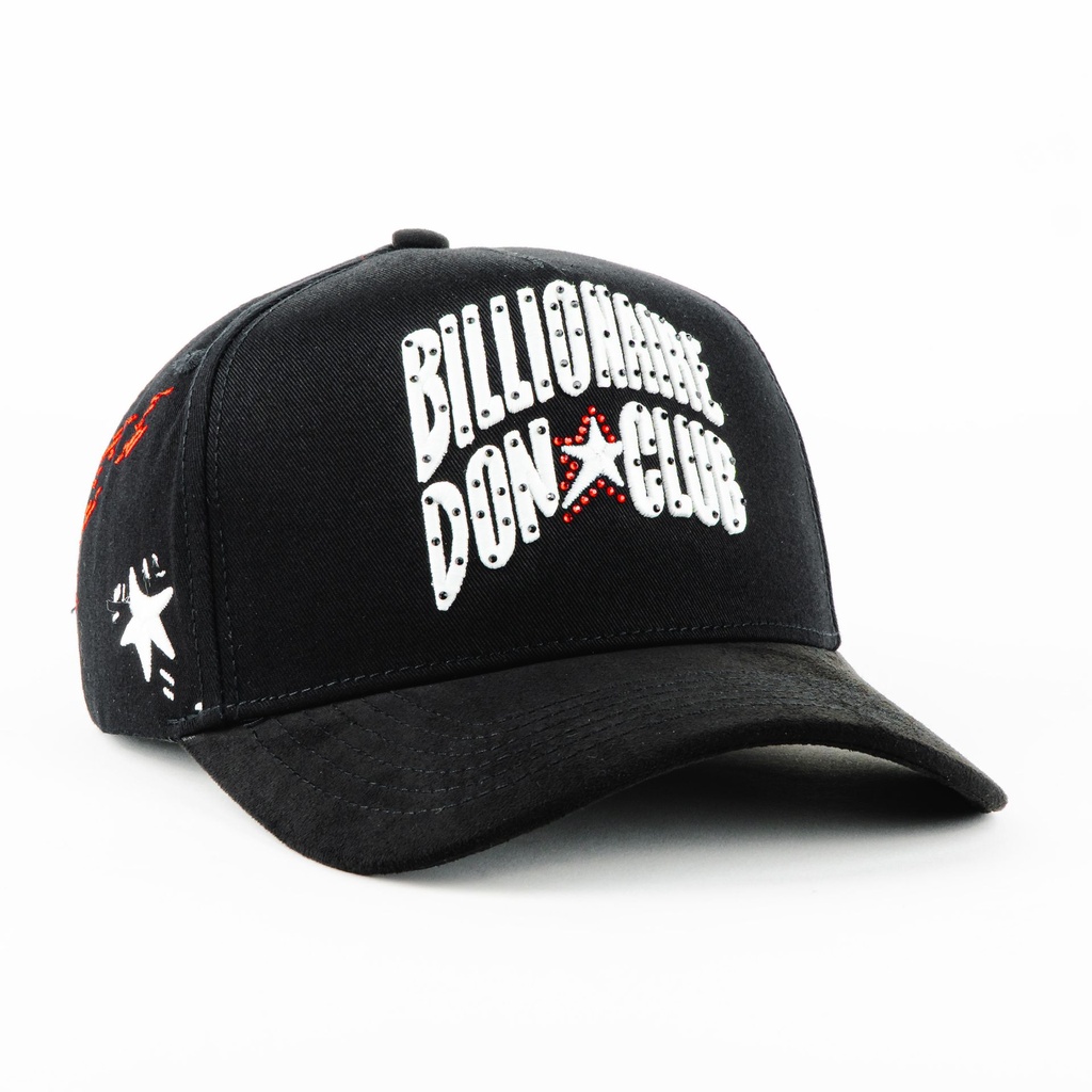 Gorra Don Hats BILLIONAIRE DON CLUB BLACK | Snapback Visera Semicurva