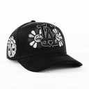 Gorra Hidden Hats LA MURA METALLIC BLACK | Snapback Visera Curva