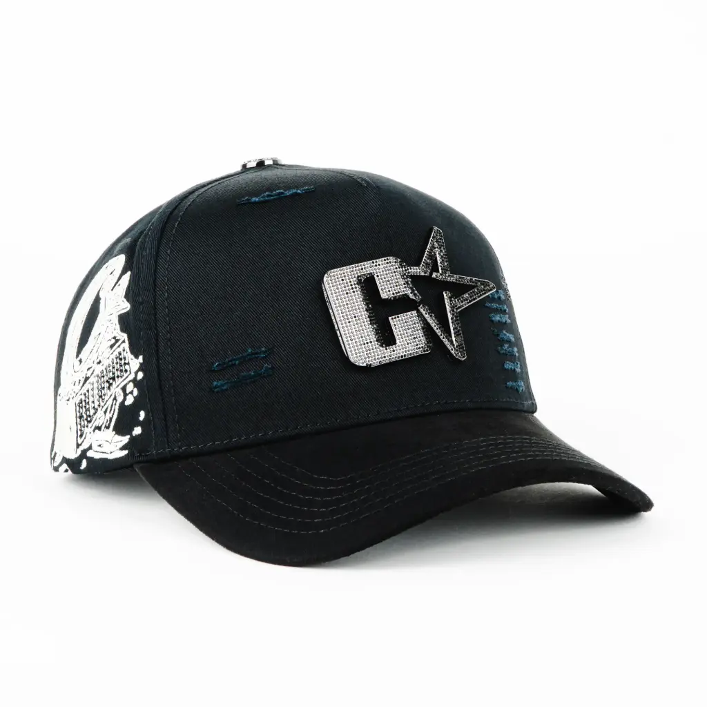 Gorra Cash Only THE STAR IN BLACK | Snapback Visera Curva