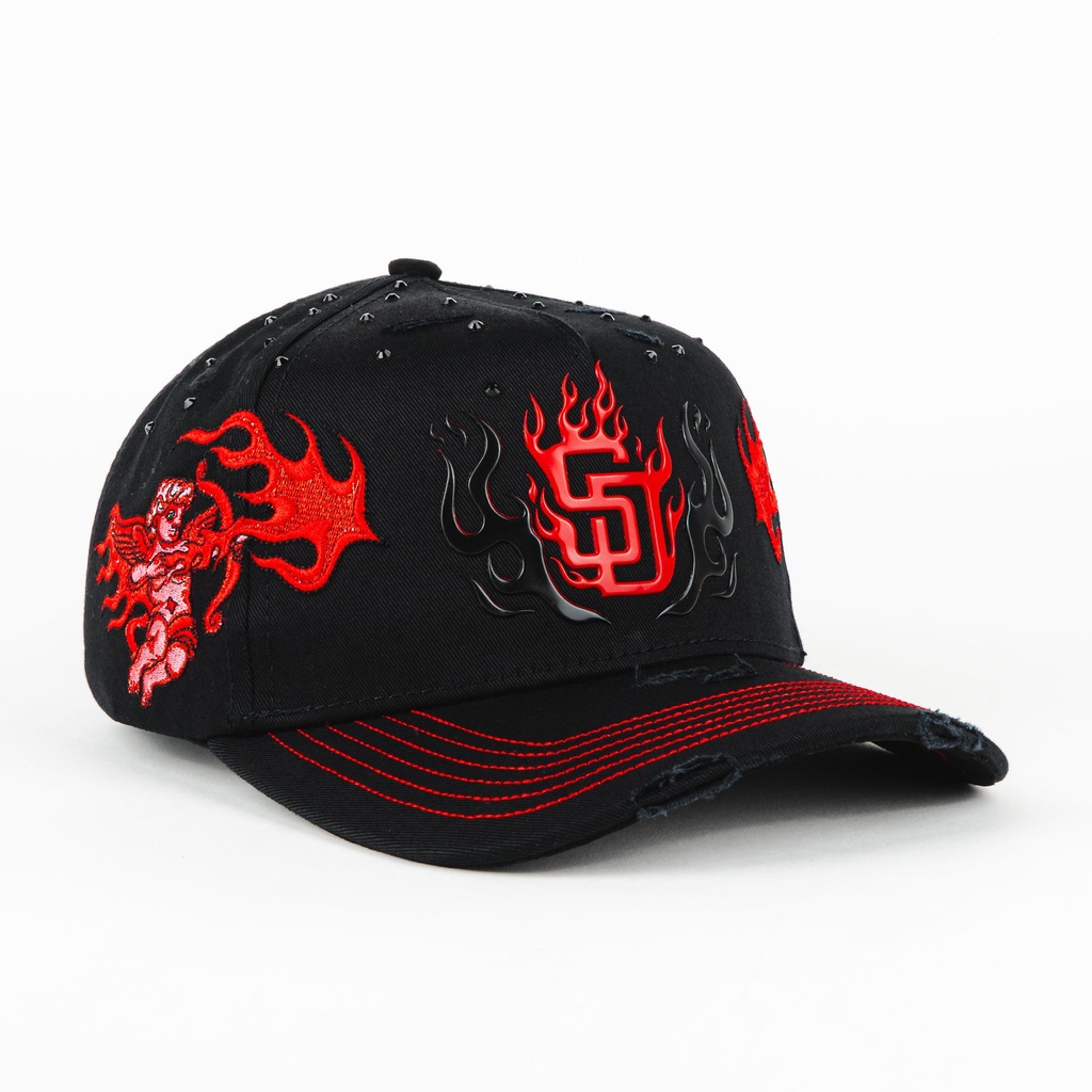 SD FLAMES  BLACK
