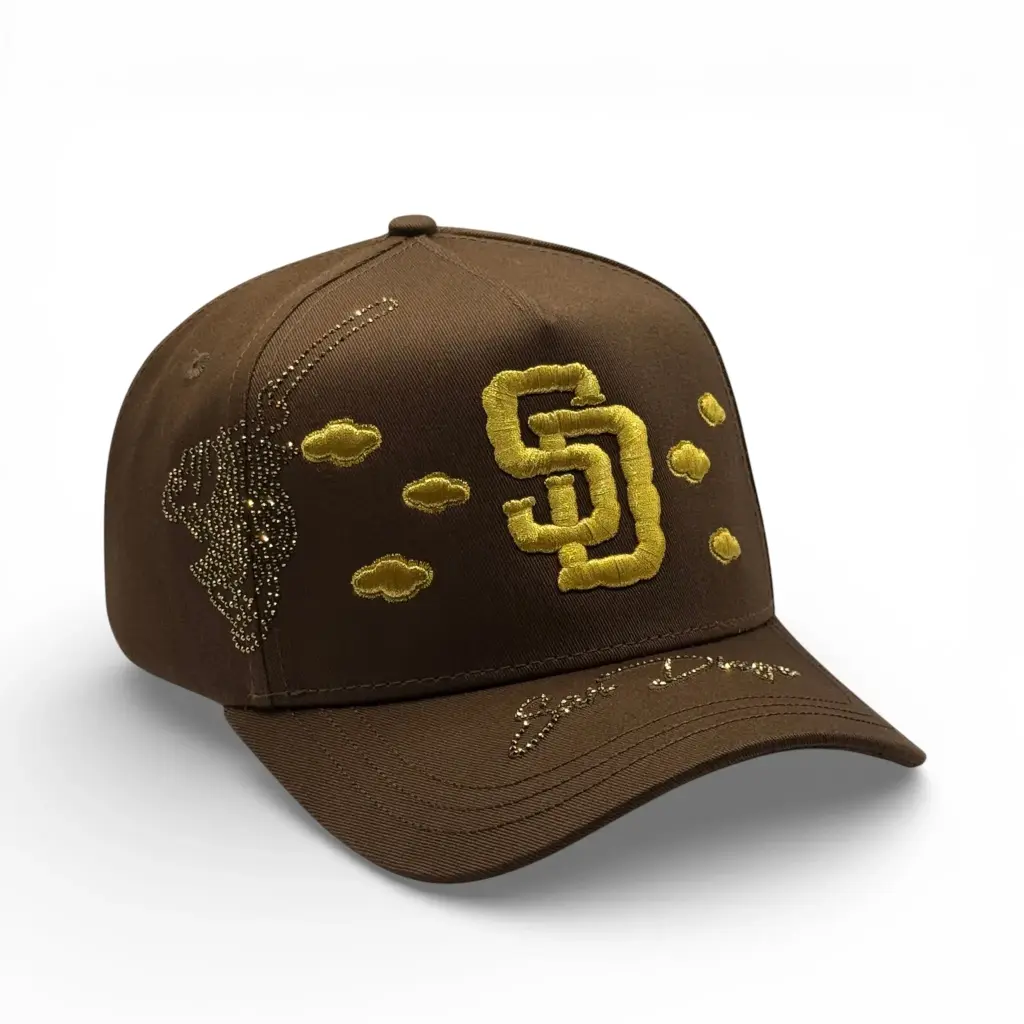 SD CLOUD BROWN X GOLD