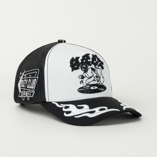 [BAEZ10011] F*** THE POLICE TRUKER WHITE/BLACK