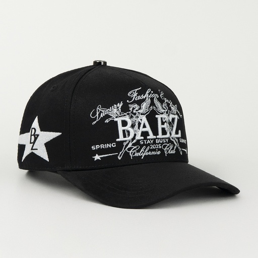 [BAEZ10012] LUXURY ANGELS WHITE/BLACK SUEDE