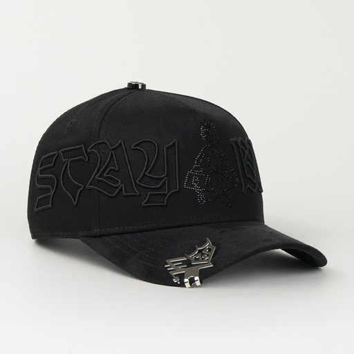 [BAEZ10014] STAY BUSY BLK/VISOR SUEDE*******ADICIONALES