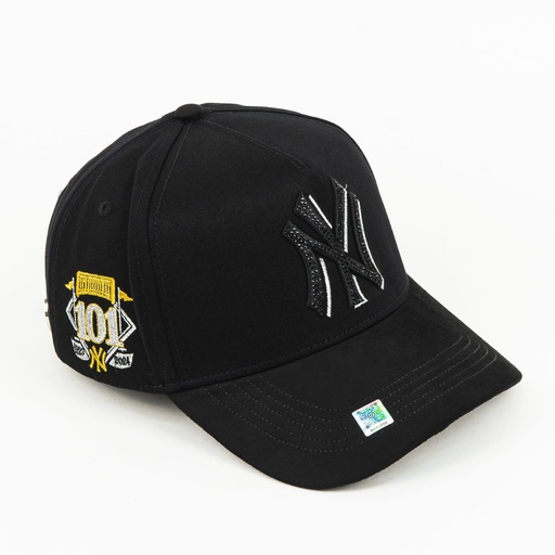 [BBIG11] Gorra BigBoss NY BLACK VISOR SUEDE | Snapback Visera Curva
