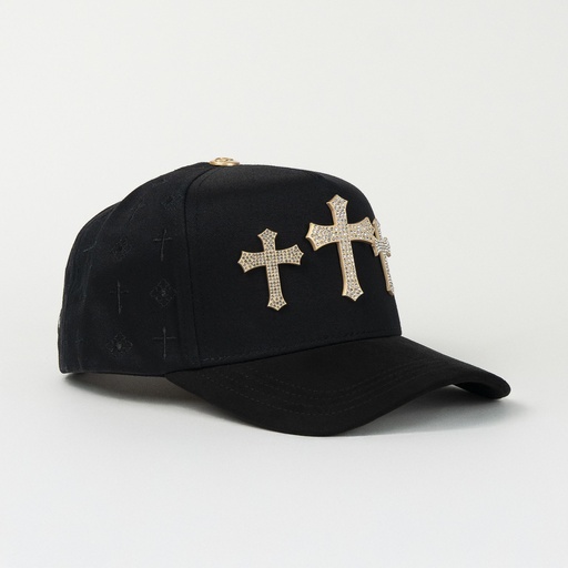 [GORCAP20229] CRUCES DIAMANTADO BLACK/VISOR SUEDE