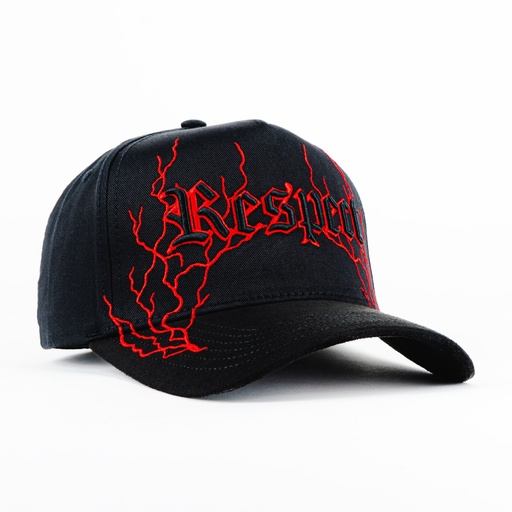 [DKPS01] RESPECT BLACK/RED VISOR SUEDE