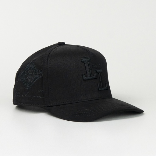 [ETC10024] Gorra El Tiros Caps LOU LOU ALL BLACK VISOR SUEDE de Gamuza | Snapback Visera Plana