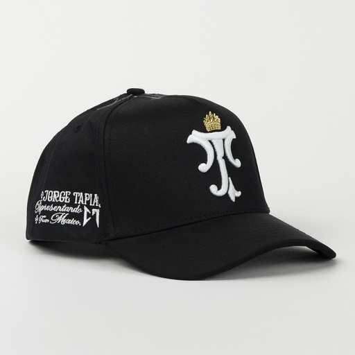 [ETC10031] Gorra El Tiros Caps APIA KING BLACK de Tela | Snapback Visera Curva