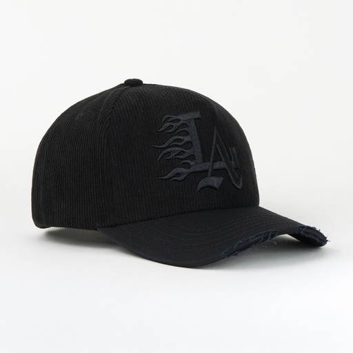[GORGAL42894] LA FLAMES CORDUROY ALL BLK**********ADICIOANLES