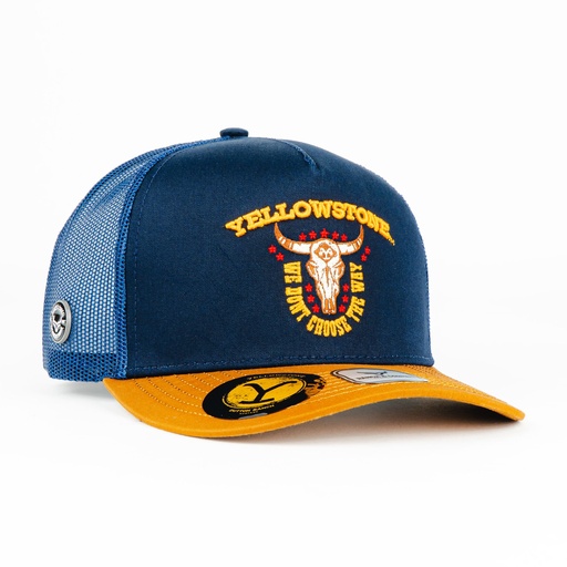 [7506552409788] Gorra Ranch&Corral YELLOWSTONE 23 NVY/COPPER | Snapback Visera Curva